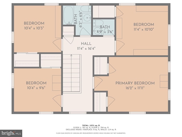 5021 23rd Rd N, Arlington, VA 22207 - room layout
