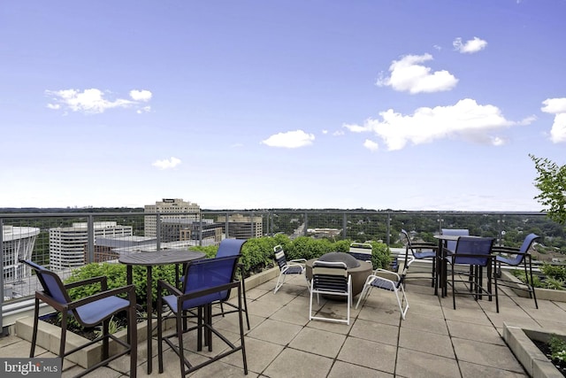 851 N Glebe Rd Unit 1103, Arlington, VA 22203 - view of patio with outdoor dining space