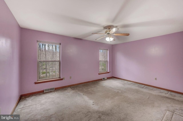 3115 Sparrow Ct, East Stroudsburg, PA 18302 - spare room featuring healthy amount of natural light, ceiling fan, and baseboards