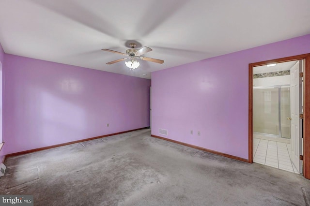 3115 Sparrow Ct, East Stroudsburg, PA 18302 - unfurnished room featuring carpet flooring, ceiling fan, and baseboards