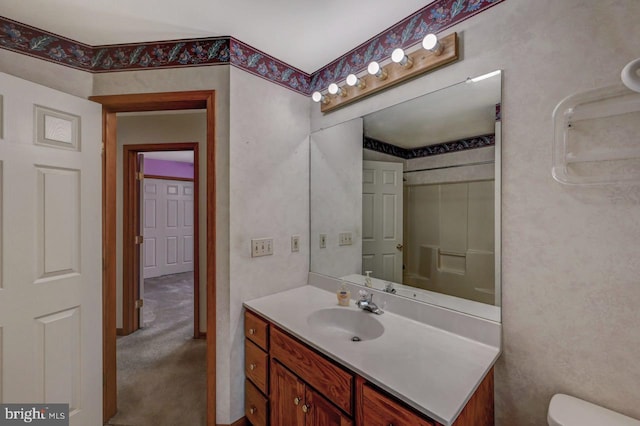 3115 Sparrow Ct, East Stroudsburg, PA 18302 - bathroom with vanity and toilet