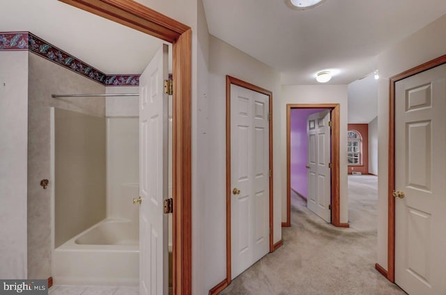 3115 Sparrow Ct, East Stroudsburg, PA 18302 - hall with light carpet