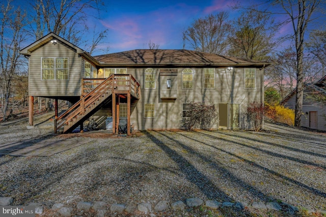 3115 Sparrow Ct, East Stroudsburg, PA 18302 - view of outbuilding featuring stairway
