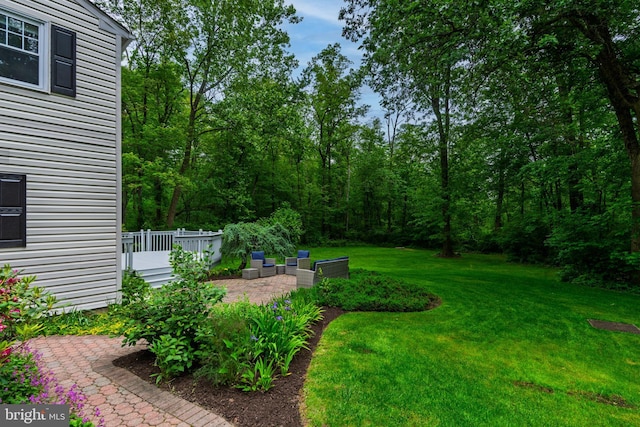 40 Grays Ln, Elverson, PA 19520 - view of grassy yard featuring a patio