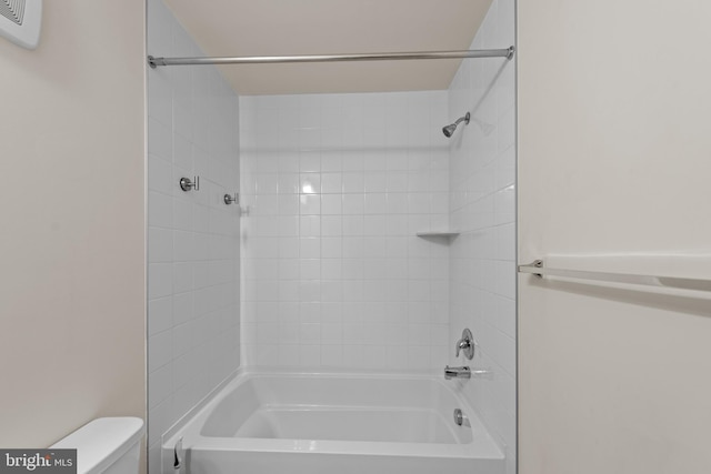 4524 Reaney Ln Unit 485, Owings Mills, MD 21117 - bathroom featuring toilet and bathtub / shower combination