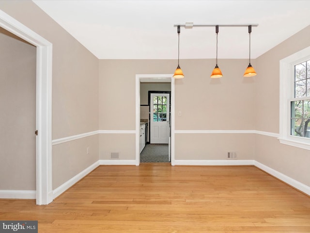 9905 Portland Rd, Silver Spring, MD 20901 - unfurnished room with light wood-type flooring, plenty of natural light, and baseboards