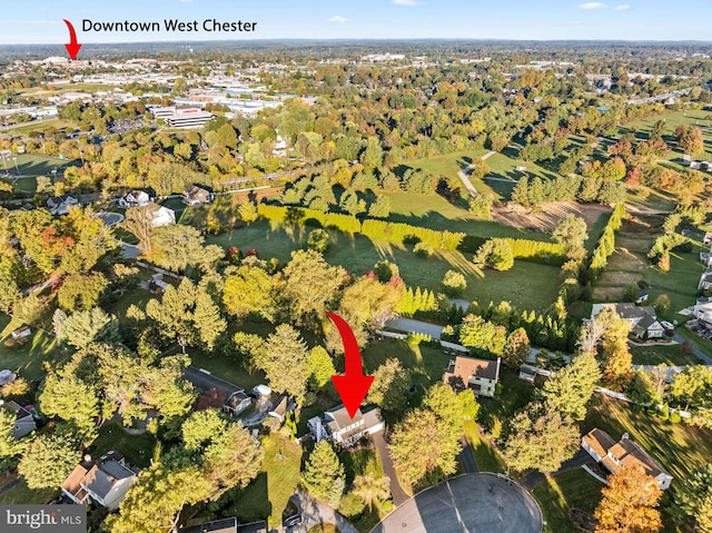 503 Emily Cir, West Chester, PA 19382 - aerial view of property's location