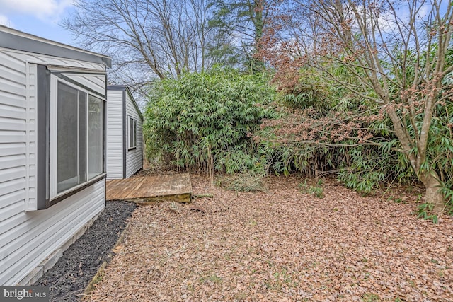 6136 Sinbad Pl, Columbia, MD 21045 - view of yard featuring a wooden deck