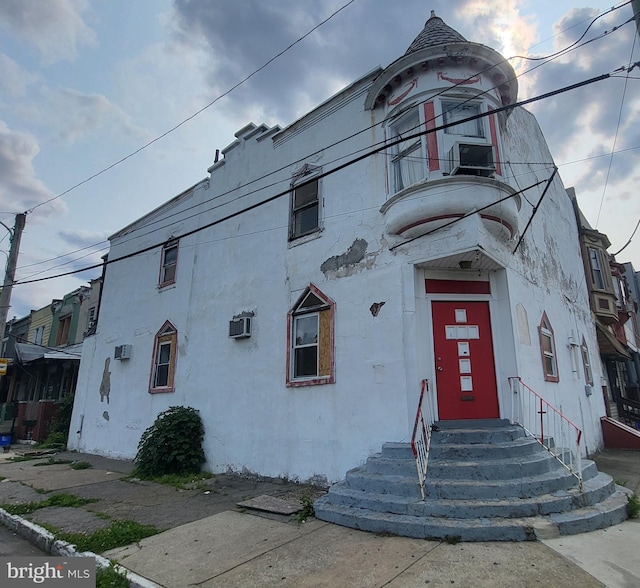 3224 W York St, Philadelphia, PA 19132 - view of front of property with entry steps and stucco siding