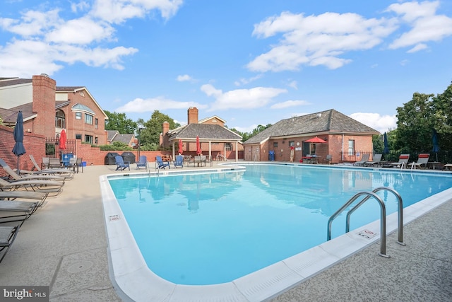 6638 Hampton View Pl, Mclean, VA 22101 - community pool featuring a patio