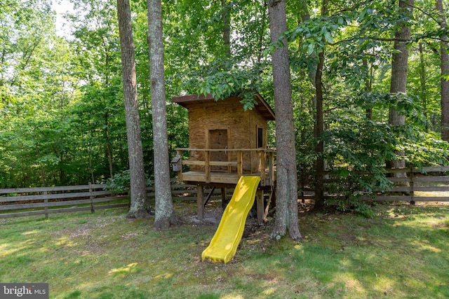 3 Cove Ct, Stafford, VA 22554 - view of playground featuring a wooden deck