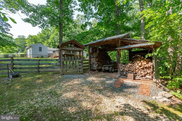 3 Cove Ct, Stafford, VA 22554 - view of yard with a carport