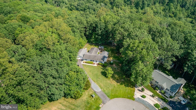 3 Cove Ct, Stafford, VA 22554 - aerial view of property's location featuring a heavily wooded area