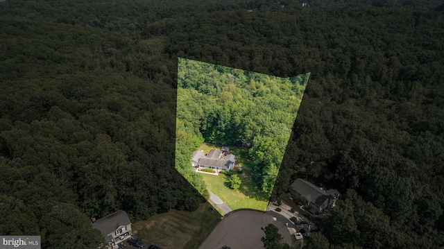 3 Cove Ct, Stafford, VA 22554 - view of property location with a heavily wooded area