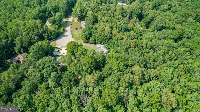 3 Cove Ct, Stafford, VA 22554 - aerial overview of property's location with a heavily wooded area
