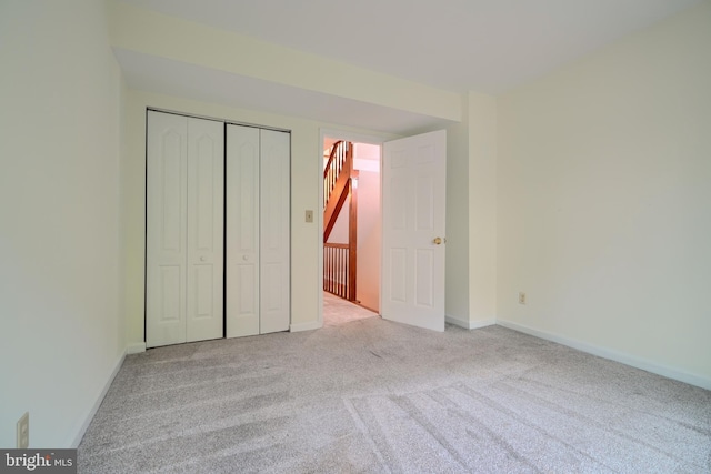 106 W Montgomery St, Baltimore, MD 21230 - unfurnished bedroom with carpet flooring and a closet