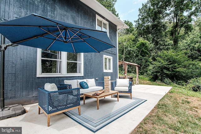 726 Harmony Orchard Rd, Front Royal, VA 22630 - view of patio / terrace with an outdoor hangout area