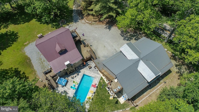 2250 Hoyes Run Rd, Mc Henry, MD 21541 - aerial view of property and surrounding area