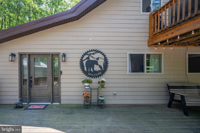 2250 Hoyes Run Rd, Mc Henry, MD 21541 - view of deck