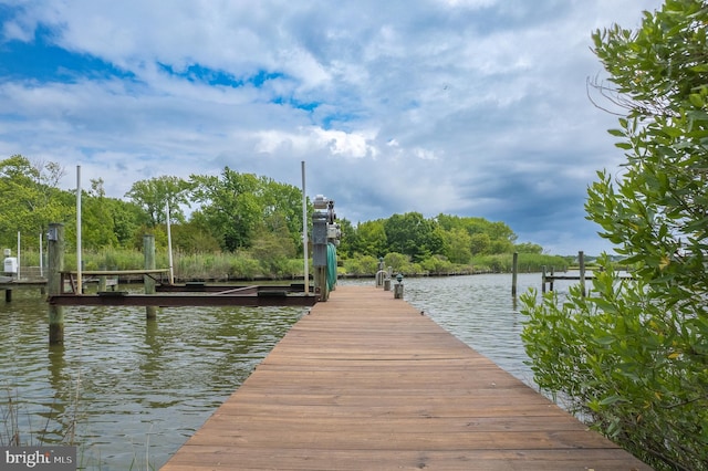 1028 Sandpiper Ln, Annapolis, MD 21403 - dock area with a water view