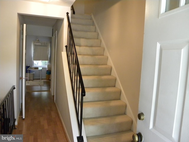18621 Grosbeak Ter, Gaithersburg, MD 20879 - stairs with wood finished floors