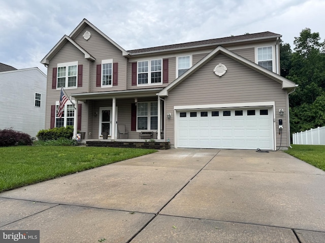 1207 Painted Fern Rd, Denton, MD 21629 - traditional-style house with covered porch and driveway