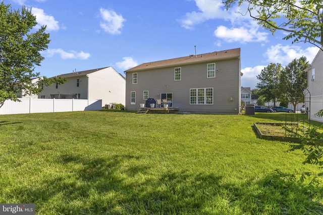 1207 Painted Fern Rd, Denton, MD 21629 - back of house with a garden and a deck