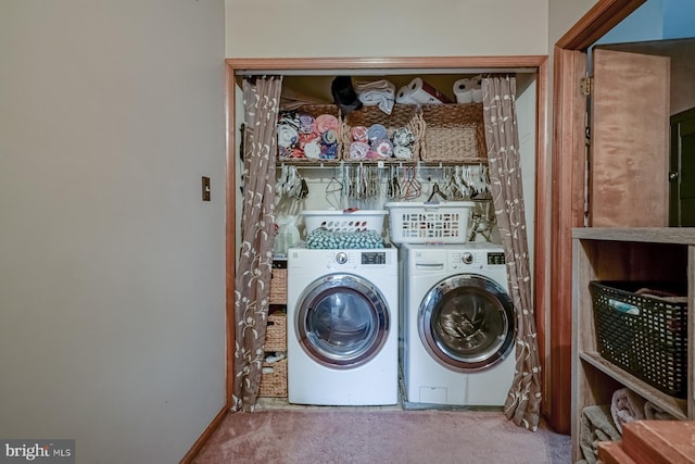 24 Cherry Grove Ln, Sicklerville, NJ 08081 - washroom featuring separate washer and dryer and carpet floors