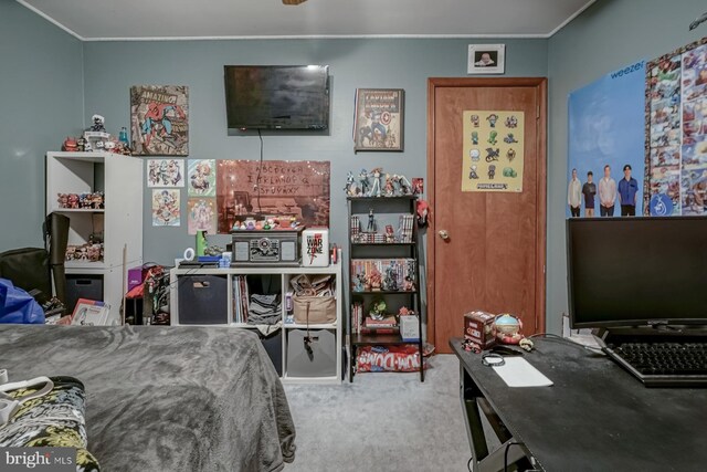24 Cherry Grove Ln, Sicklerville, NJ 08081 - bedroom featuring carpet flooring and crown molding