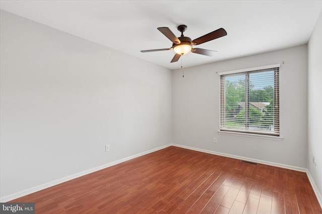 3447 Norwood Pl, Southampton, PA 18966 - unfurnished room featuring a ceiling fan and wood finished floors