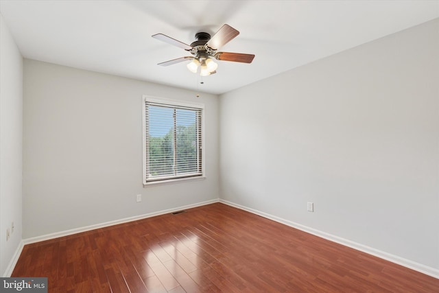 3447 Norwood Pl, Southampton, PA 18966 - unfurnished room with wood finished floors and a ceiling fan