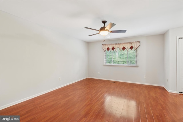 3447 Norwood Pl, Southampton, PA 18966 - unfurnished room with ceiling fan and wood finished floors