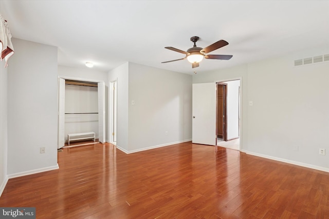 3447 Norwood Pl, Southampton, PA 18966 - spare room featuring a ceiling fan and wood finished floors
