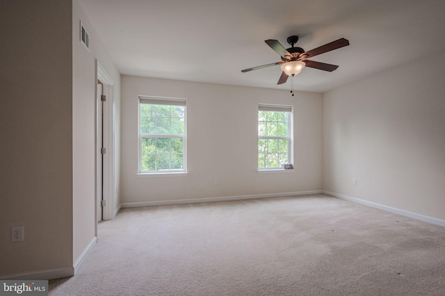 309 Latrobe Dr, Newark, DE 19702 - empty room featuring baseboards, carpet floors, and ceiling fan