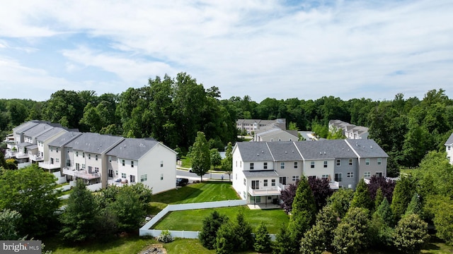 309 Latrobe Dr, Newark, DE 19702 - aerial perspective of suburban area featuring a forest