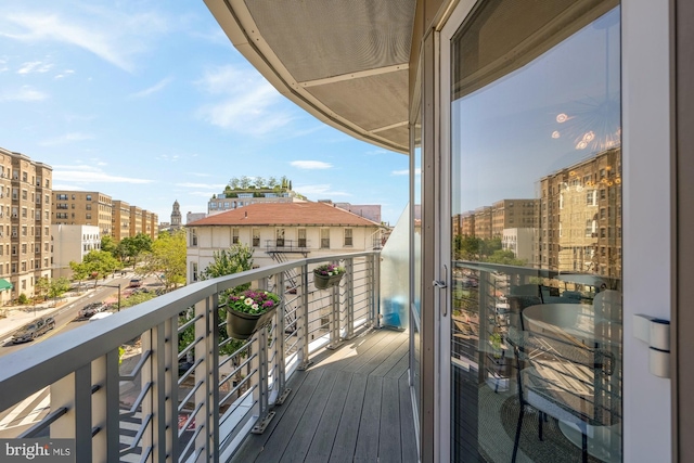 2550 17th St NW Unit 414, Washington, DC 20009 - balcony featuring a city view