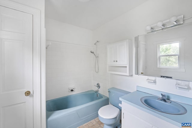 104 Chaucer Rd, Charlottesville, VA 22901 - full bathroom featuring vanity, tub / shower combination, and toilet