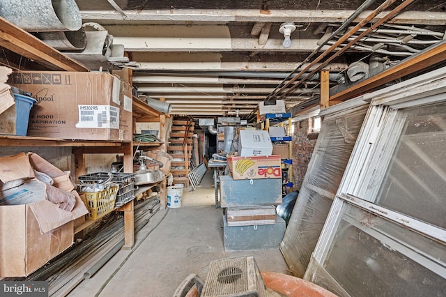 3310 E Lombard St, Baltimore, MD 21224 - view of unfinished basement