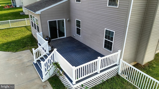 637 Coldwater Dr, Clayton, DE 19938 - view of deck