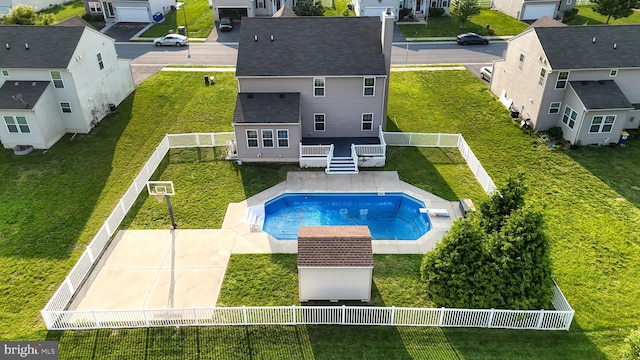 637 Coldwater Dr, Clayton, DE 19938 - rear view of property with a residential view and a shingled roof