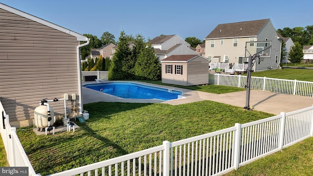 637 Coldwater Dr, Clayton, DE 19938 - view of swimming pool with a residential view and a patio area