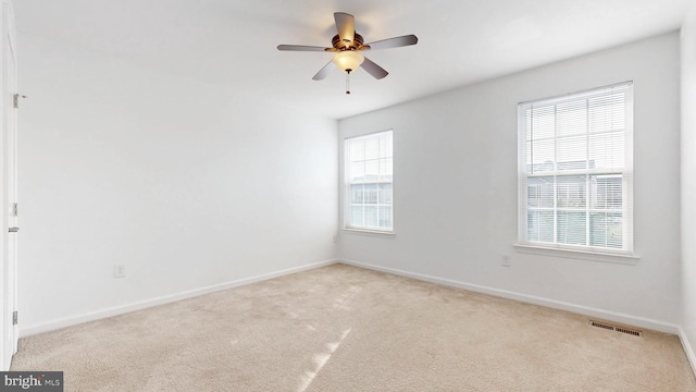 637 Coldwater Dr, Clayton, DE 19938 - unfurnished room featuring carpet floors, a ceiling fan, and baseboards
