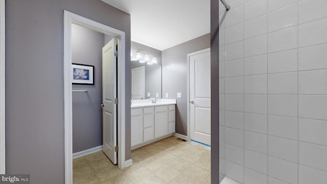 637 Coldwater Dr, Clayton, DE 19938 - full bathroom with vanity and baseboards