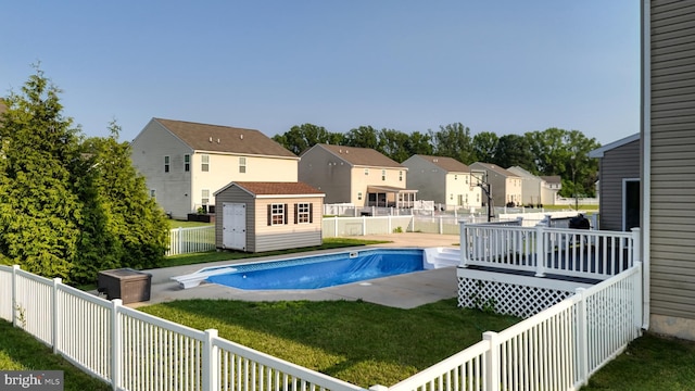 637 Coldwater Dr, Clayton, DE 19938 - view of pool featuring a residential view and a deck