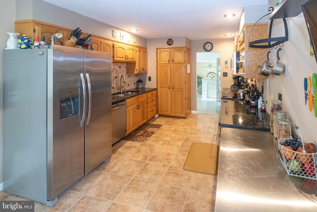 167 Canterbury Rd, Mount Laurel, NJ 08054 - kitchen featuring stainless steel appliances, a sink, and recessed lighting