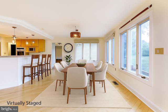 22 Slayback Dr, Princeton Junction, NJ 08550 - dining room with light wood-type flooring