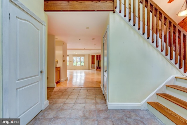 22 Slayback Dr, Princeton Junction, NJ 08550 - stairway with tile patterned floors