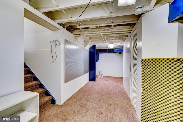 22 Slayback Dr, Princeton Junction, NJ 08550 - finished below grade area featuring carpet floors and stairway