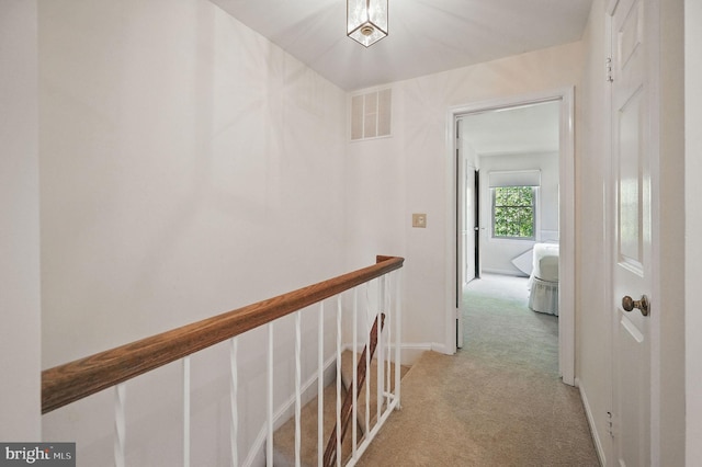 11707 Critton Cir, Woodbridge, VA 22192 - hall with light carpet and baseboards