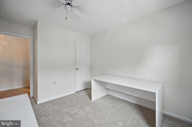 11707 Critton Cir, Woodbridge, VA 22192 - unfurnished office with carpet flooring and a ceiling fan